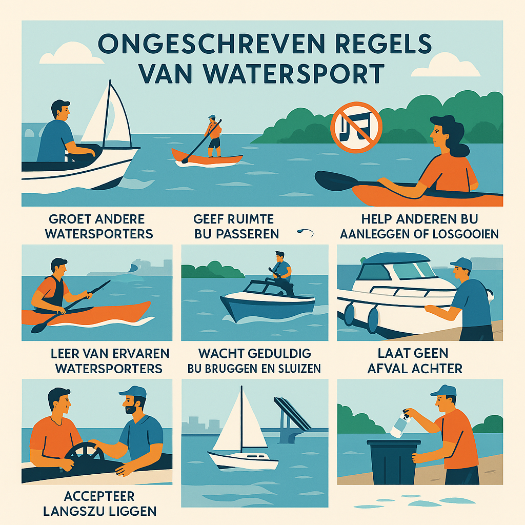 Ongeschreven regels van watersport