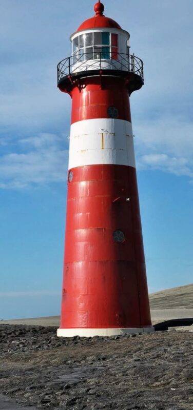 Westkapelle Noorderhoofd, in de volksmond `t Iezderen torentje (Het ijzeren torentje)