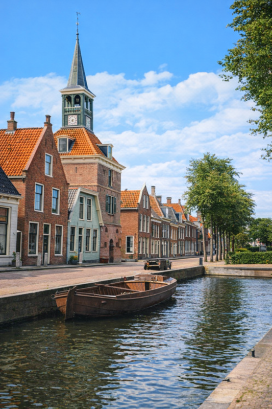 Makkum, waaggebouw circa 1905–1915(Bewerkt)