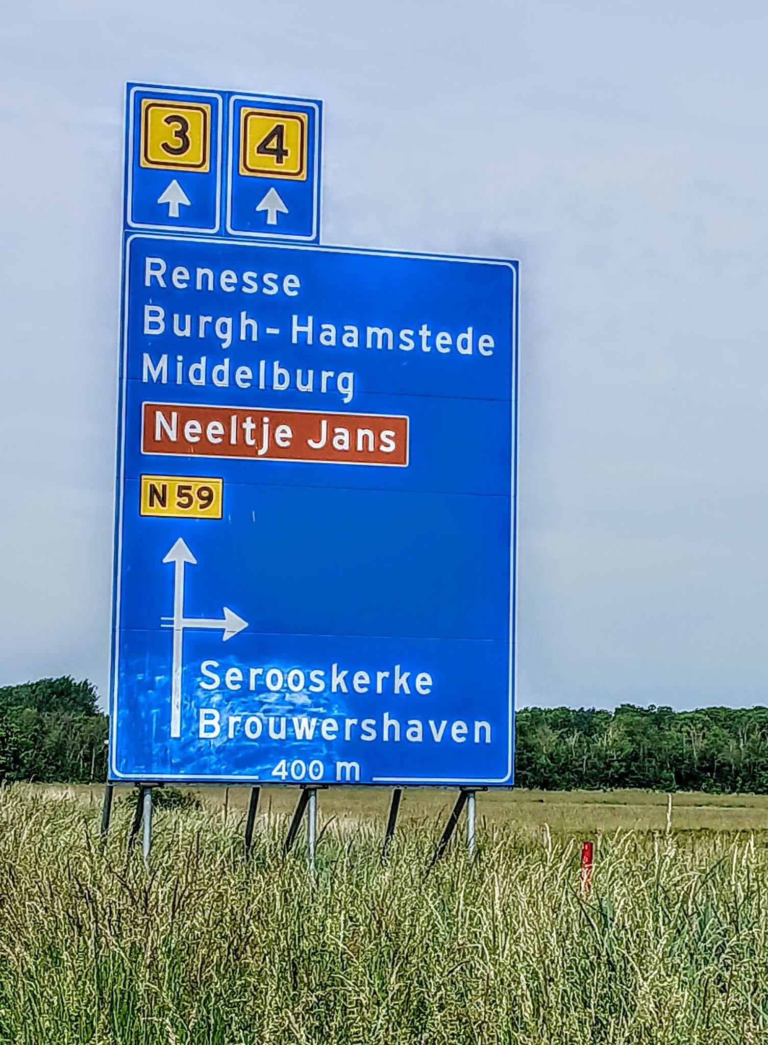 N59 Renesse, Burgh-Haamstede, Middelburg, Neeltje Jans, Serooskerke, Brouwershaven
