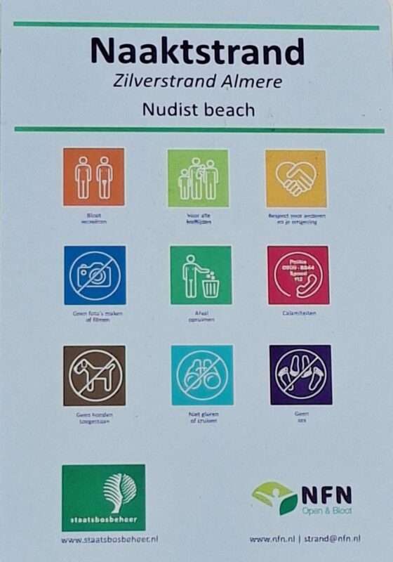 Het naaktstrand Zilverstrand in Almere is een rustig, natuurlijk gelegen stukje kust aan het Weerwater, waar bezoekers kunnen genieten van een ontspannen en ongedwongen sfeer. 